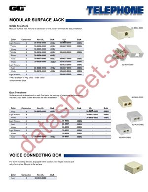 30-9604-BU (4 COND) datasheet  
